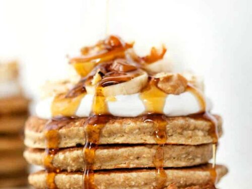 Quinoa Banana Pancakes (Pancakes with Quinoa and Banana)
