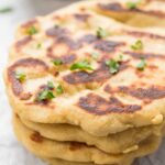 The perfect gluten-free naan bread made with high-protein quinoa flour!