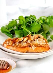 Honey Almond Crusted Salmon Recipe