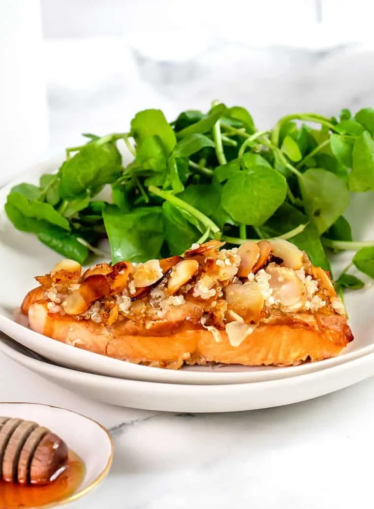 Honey Almond Crusted Salmon Recipe