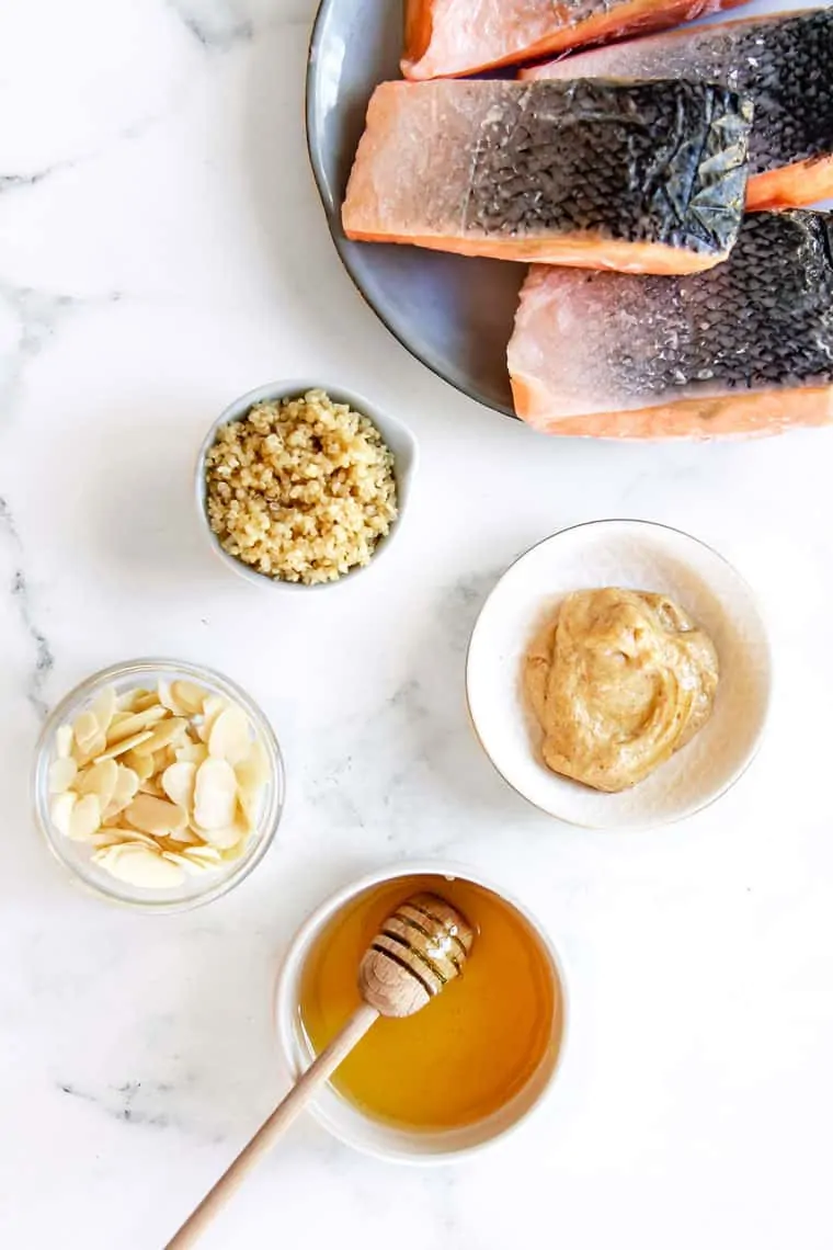 Ingredients for Crusted Salmon