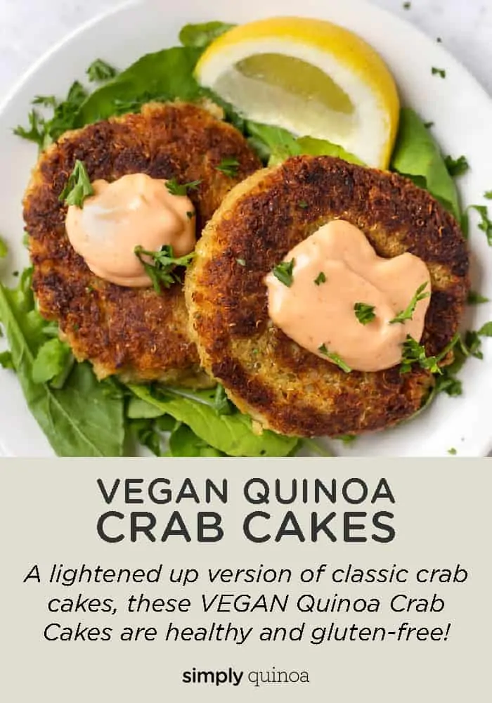 Vegan Quinoa Crab Cake
