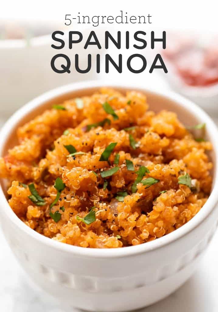 Ricetta facile della quinoa spagnola | 5 ingredienti & GF | Tomas Rosprim