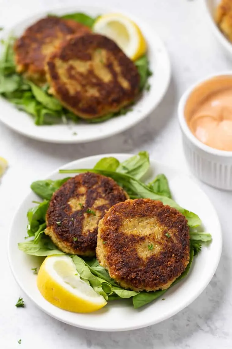 Healthy Vegan Crab Cakes with Quinoa