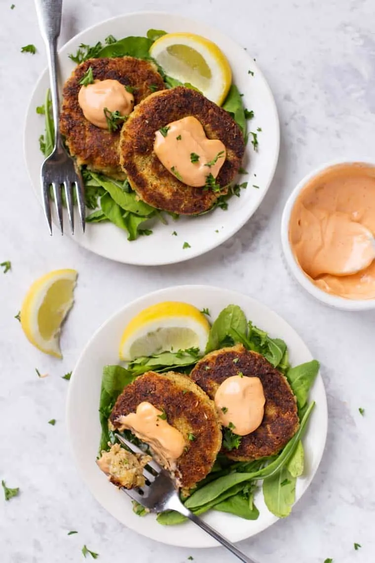 Crabless Crab Cakes