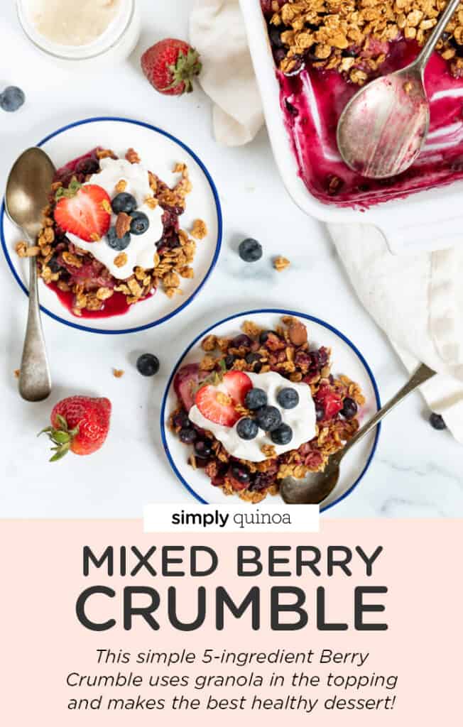 5-Ingredient Mixed Berry Crumble