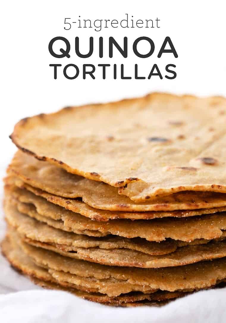 Quinoa Tortillas Recipe 5Ingredients, GF & Vegan Simply Quinoa
