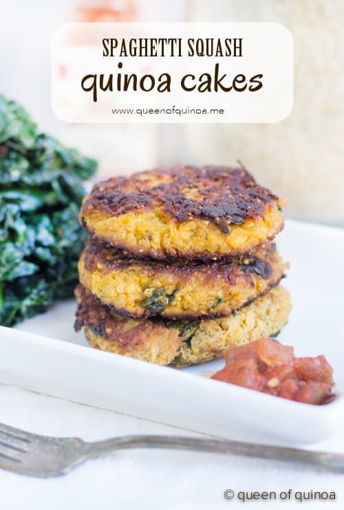 Spaghetti Squash Quinoa Cakes