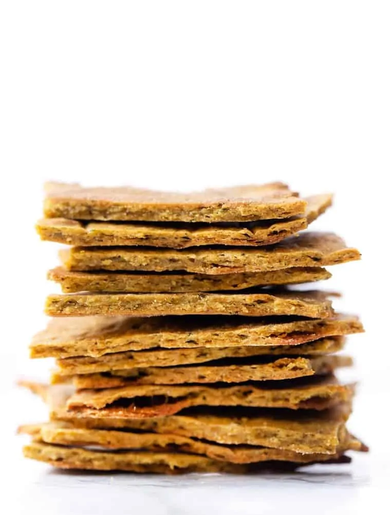 Vegan Quinoa Crackers with Kale