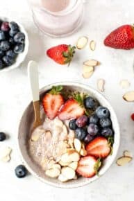 Strawberry Quinoa Breakfast Bowl Recipe