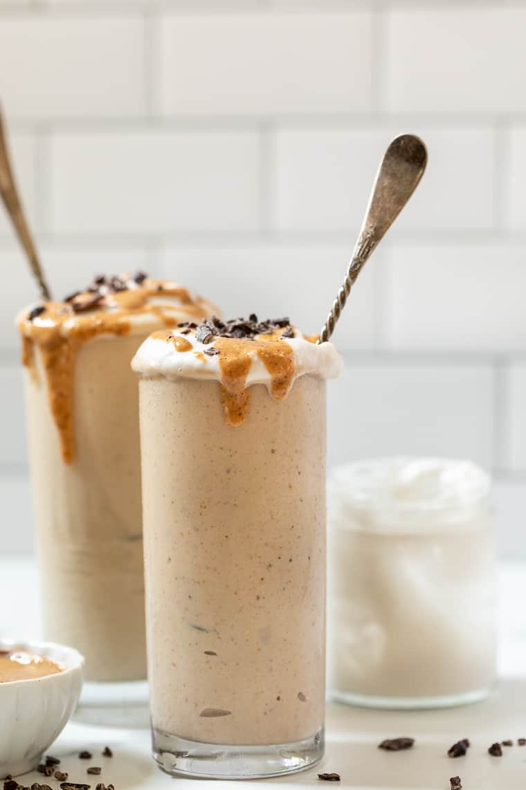 Healthy Peanut Butter Milkshake