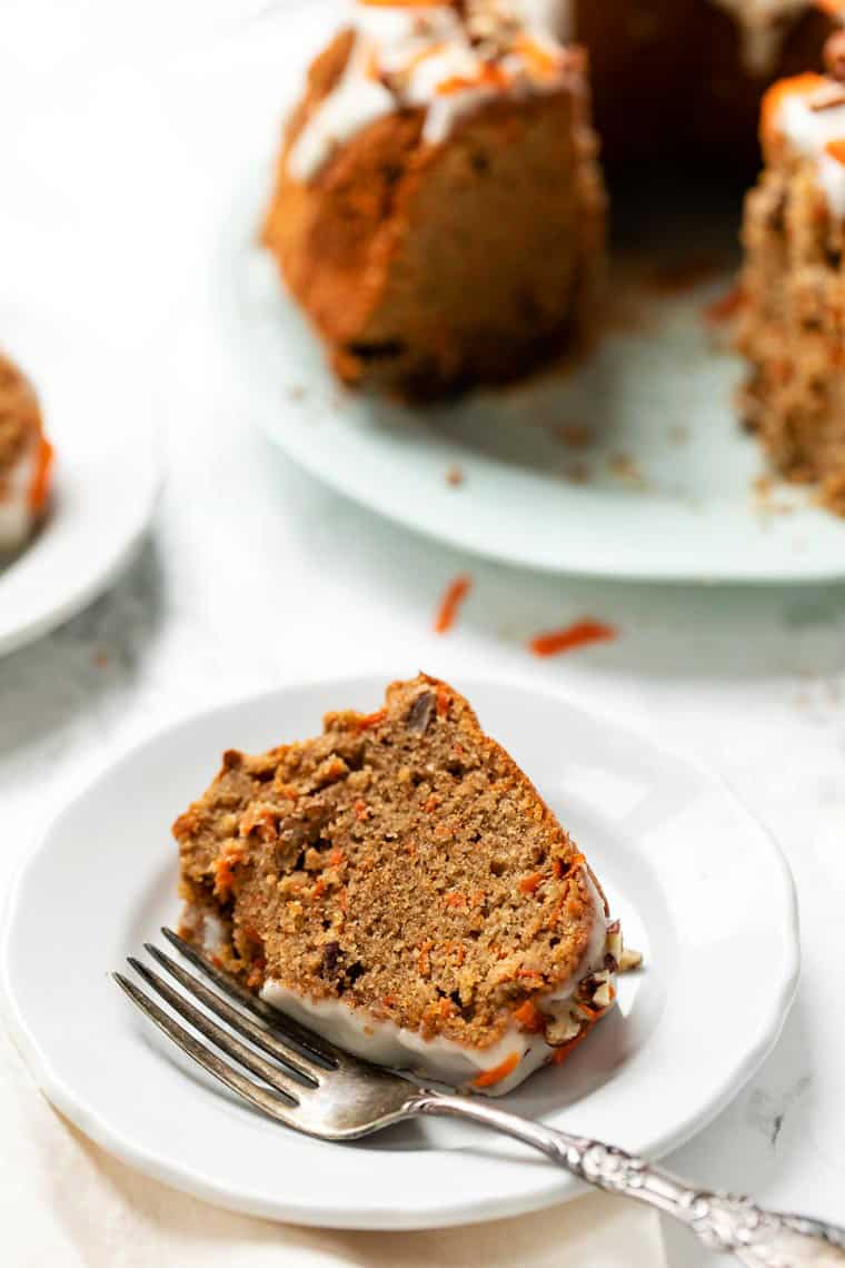 Quinoa Flour Cake with Carrots