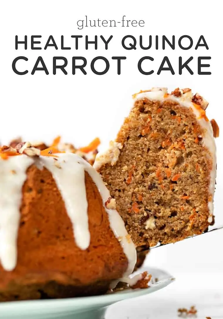 Healthy Carrot Cake Recipe with Quinoa