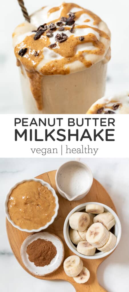 Healthy Peanut Butter Milkshake