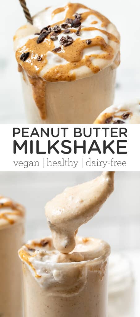 Healthy Peanut Butter Milkshake