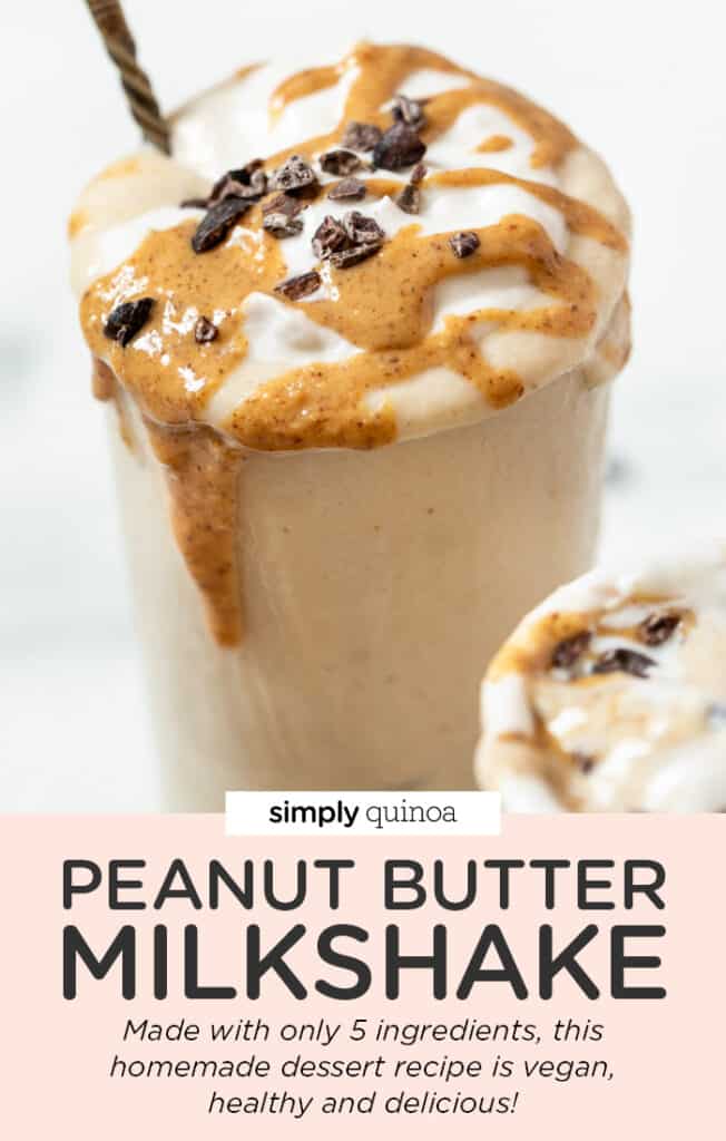Healthy Peanut Butter Milkshake