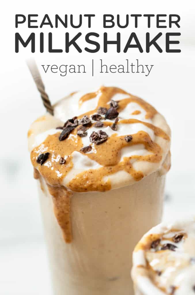 Healthy Peanut Butter Milkshake