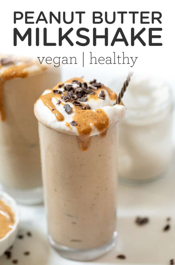 Healthy Peanut Butter Milkshake