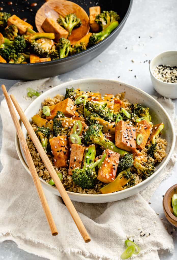 Broccoli Tofu Stir Fry {Ready in 15 Minutes} Simply Quinoa