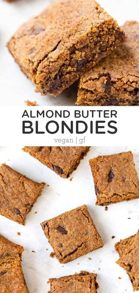 Almond Butter Blondies
