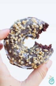 Baked Gluten-Free Chocolate Donuts with an Espresso Glaze