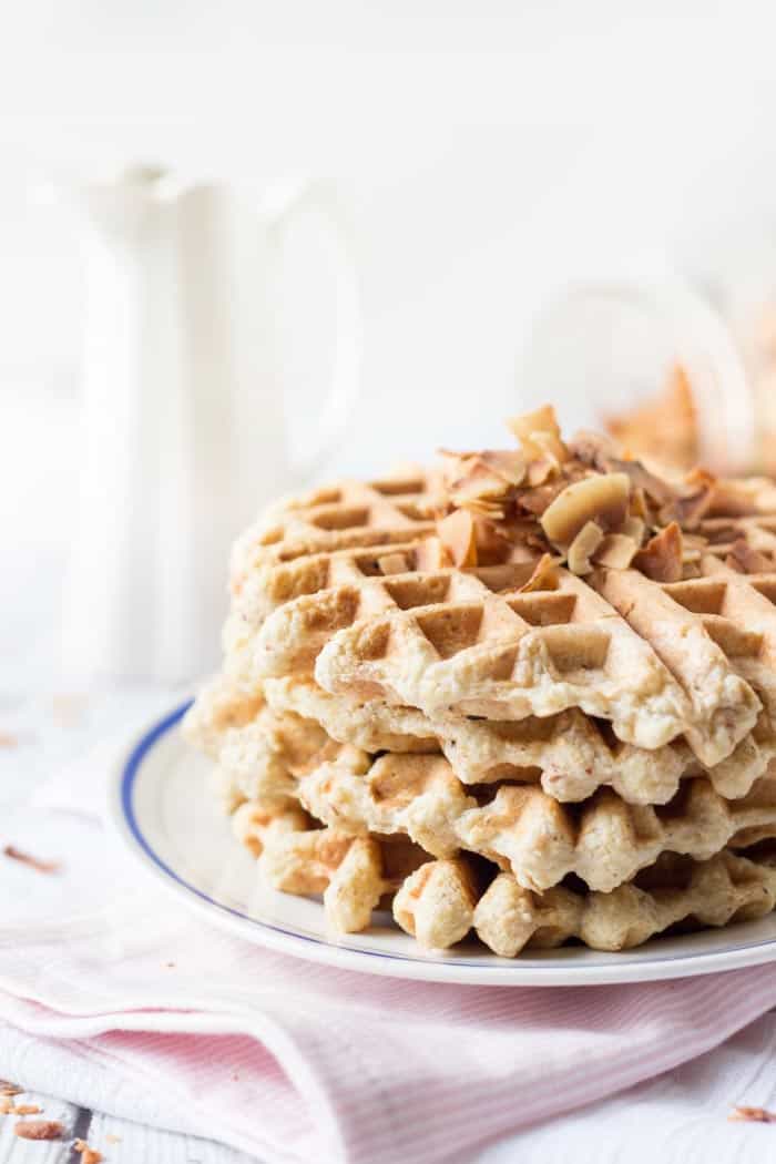 Perfect Gluten-Free Waffles using @BobsRedMill 1-to-1 Baking Flour