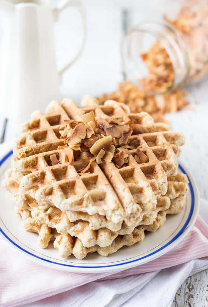 Easy Gluten-Free Waffles using @BobsRedMill 1-to-1 Baking Flour