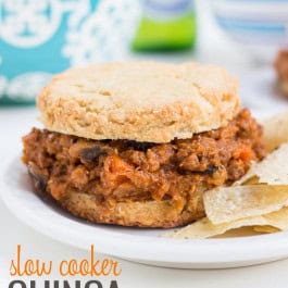 Slow Cooker Sloppy Joes made with Quinoa