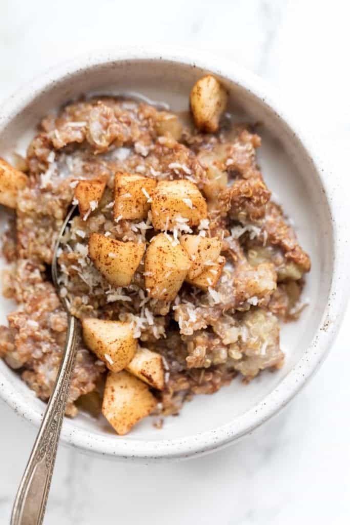 Cinnamon Apple Breakfast Quinoa - Simply Quinoa