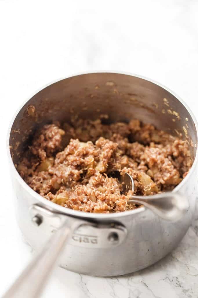 how to make healthy breakfast quinoa with apples and cinnamon