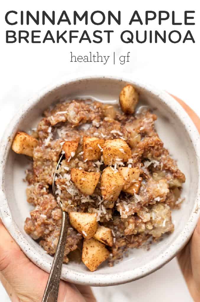 Cinnamon Apple Breakfast Quinoa