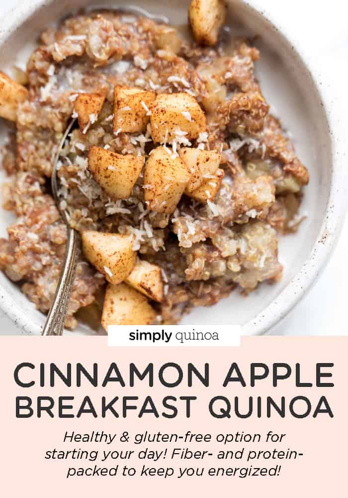 Cinnamon Apple Breakfast Quinoa