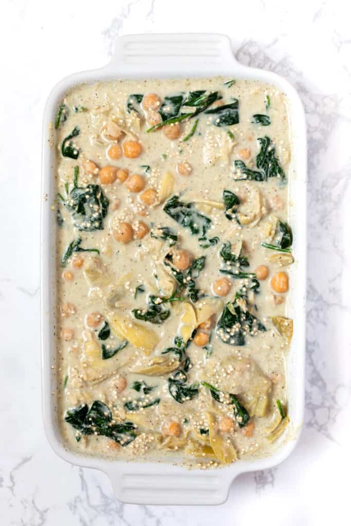 Spinach Artichoke Quinoa Casserole {vegan & gf} Simply Quinoa
