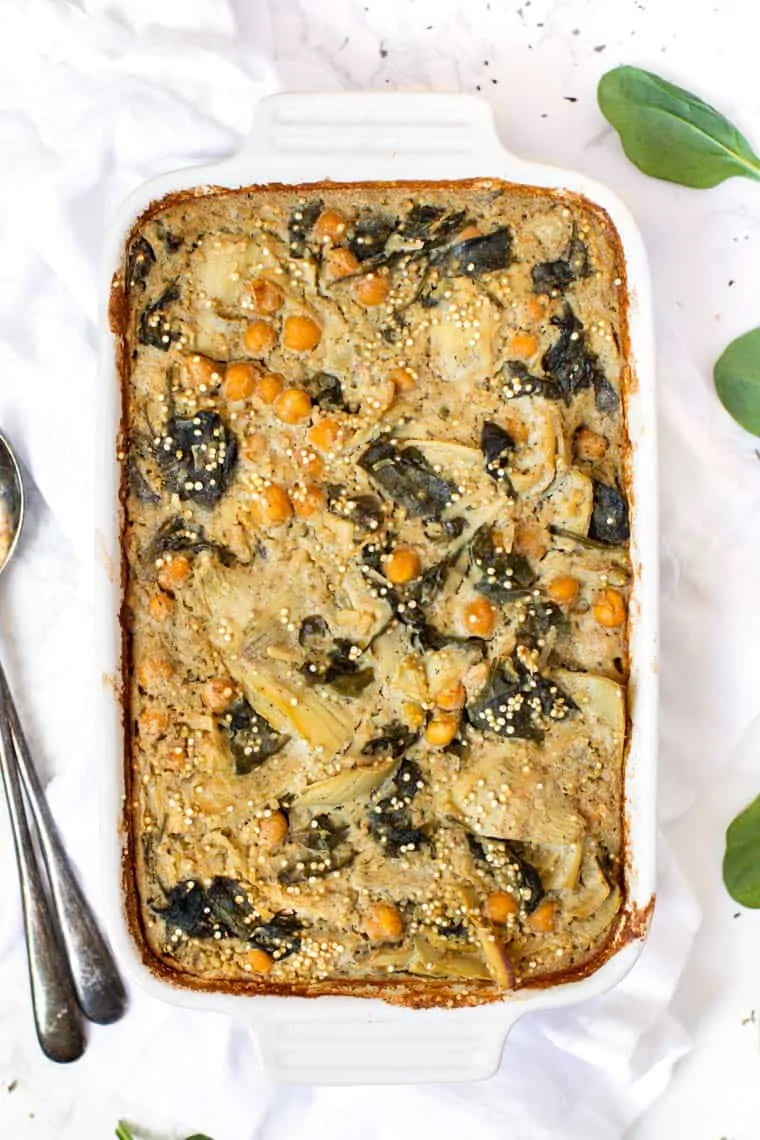 Healthy Veggie Quinoa Casserole Recipe