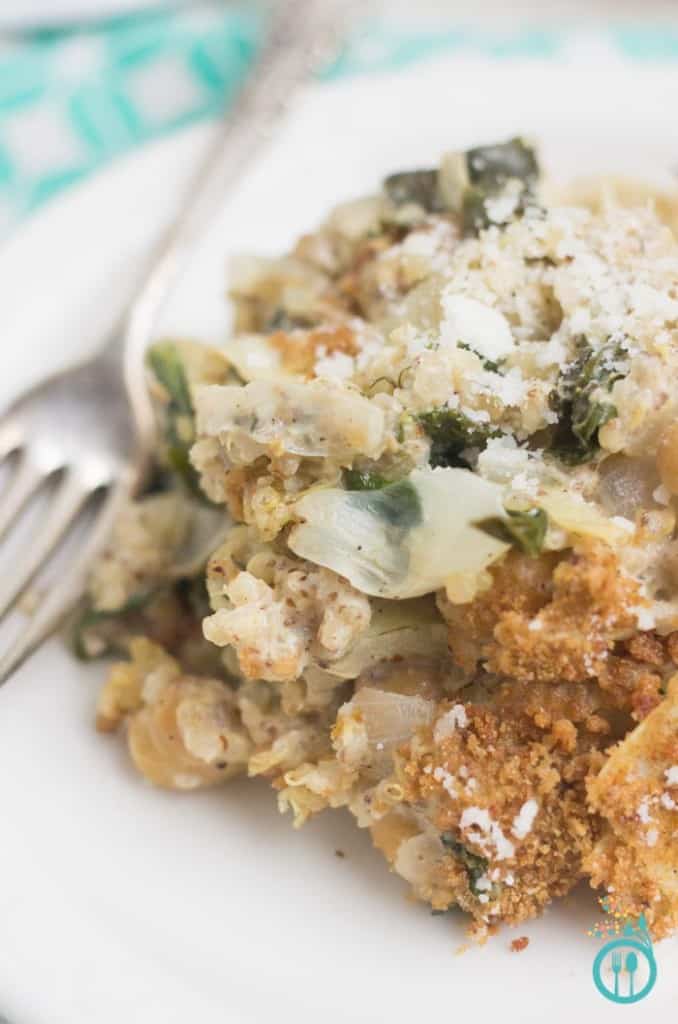 One Pan SpinachArtichoke Quinoa Casserole Simply Quinoa
