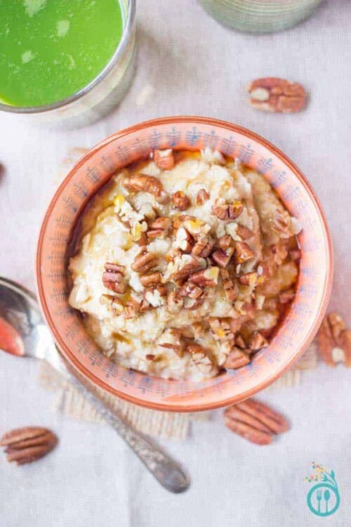 Maple Pecan Quinoa Breakfast Bowls - a healthy, vegan breakfast to fuel your day
