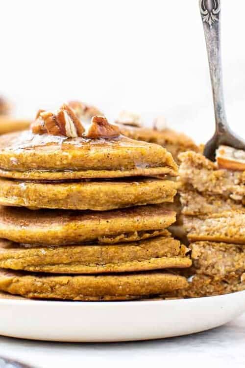 Healthy Gluten-Free Pumpkin Pancakes