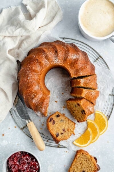 Cranberry Orange Coffee Cake Recipe