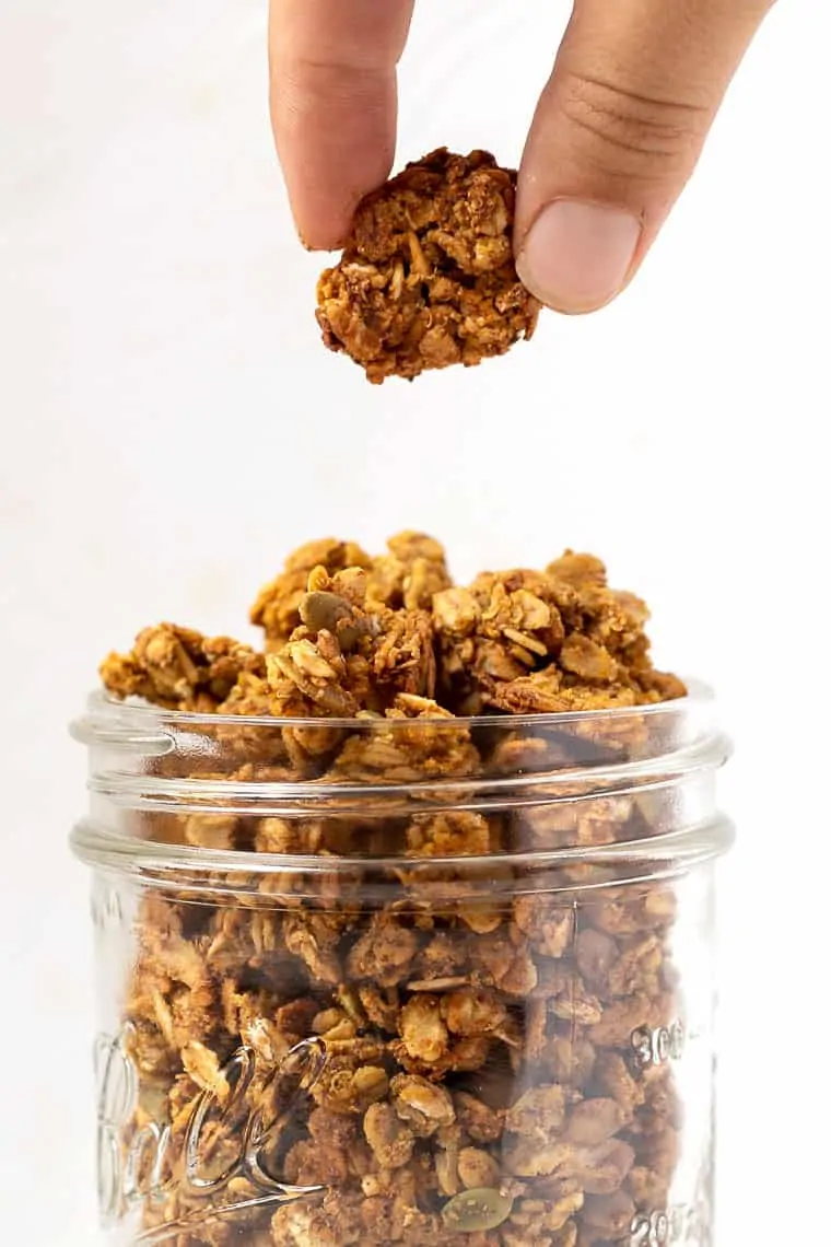 Pumpkin Granola Clusters