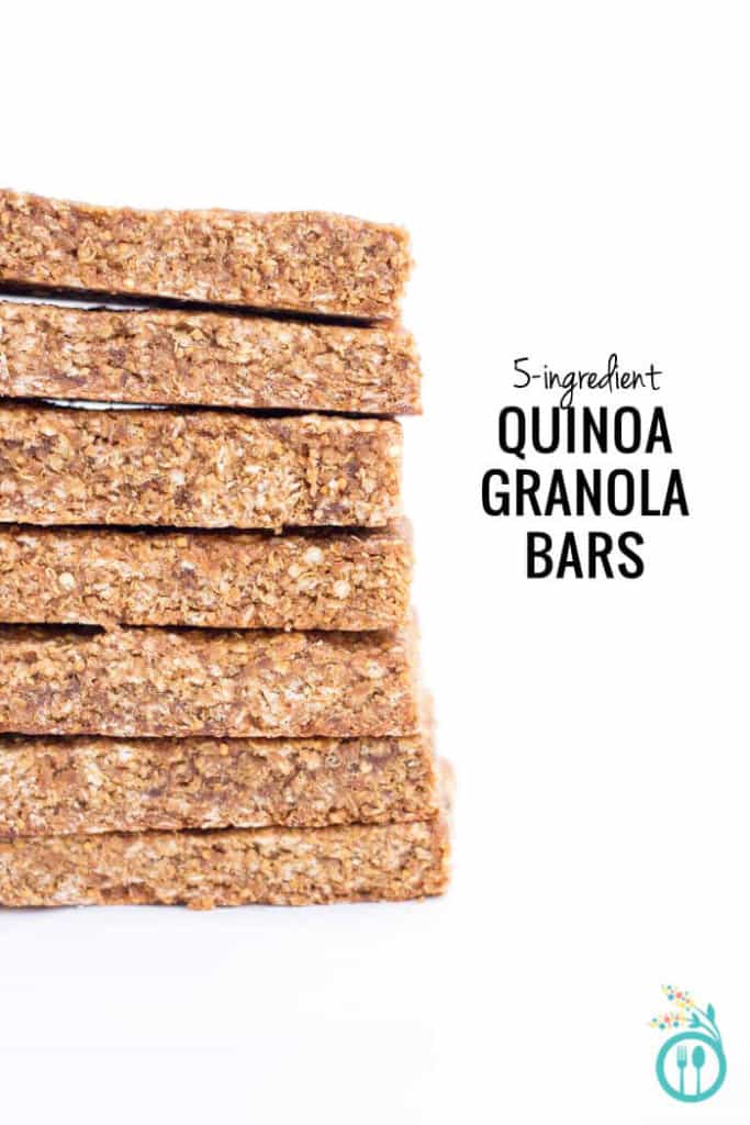 5Ingredient Quinoa Granola Bars Simply Quinoa