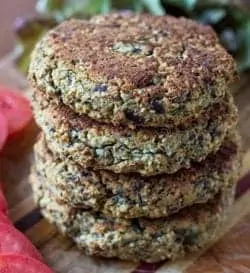 Vegetarian Eggplant Quinoa Burgers