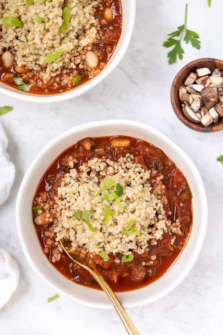 Quinoa & White Bean Stew {High Protein!} Simply Quinoa