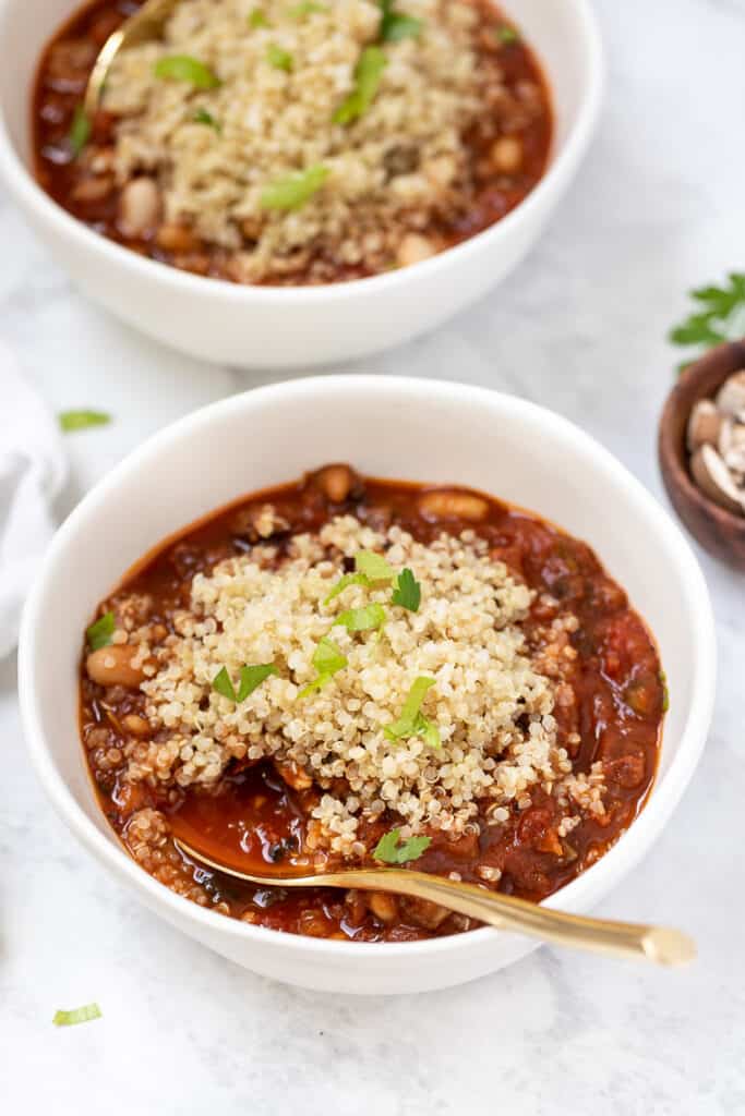 Quinoa & White Bean Stew {High Protein!} Simply Quinoa