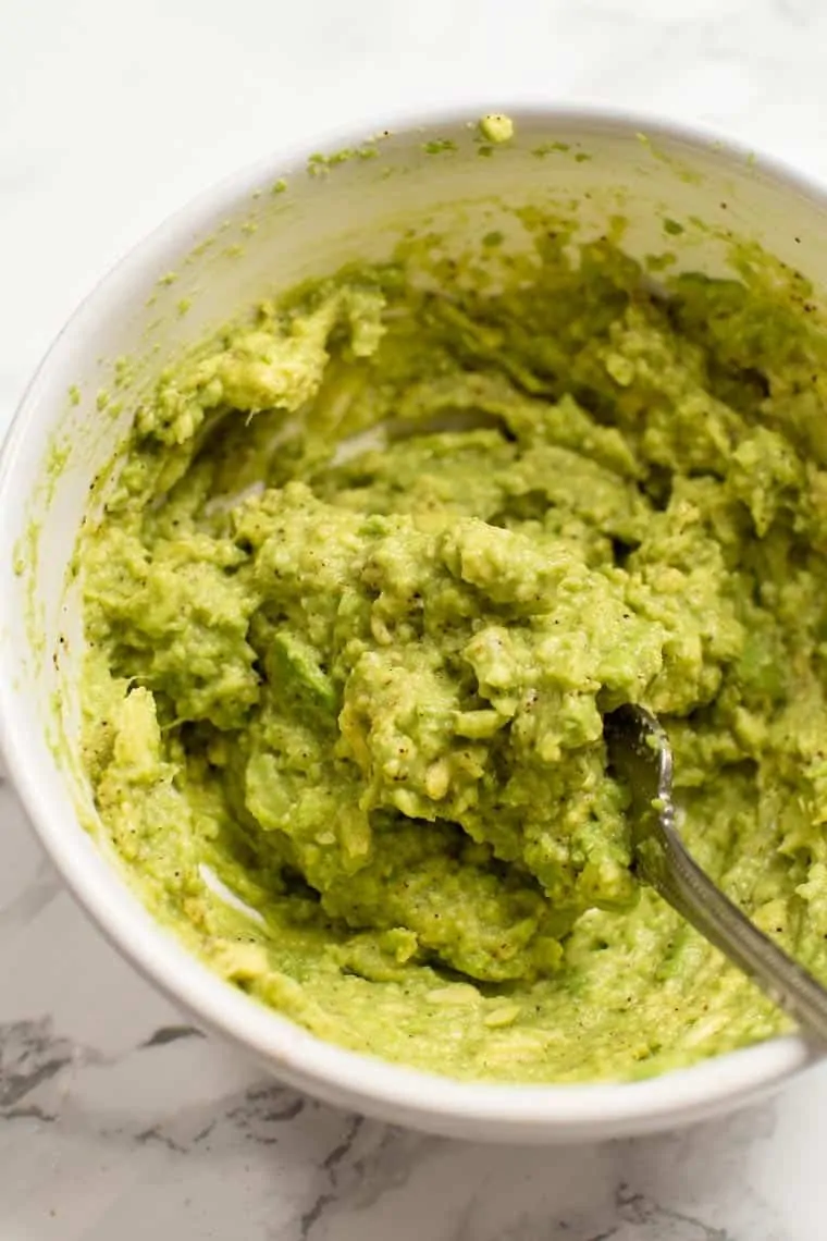 Simple Homemade Guacamole