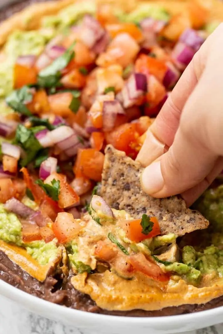 Healthy Mexican Layer Dip