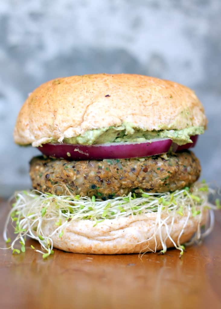Spicy Sweet Potato + Black Bean Quinoa Burgers [vegetarian and gluten-free]