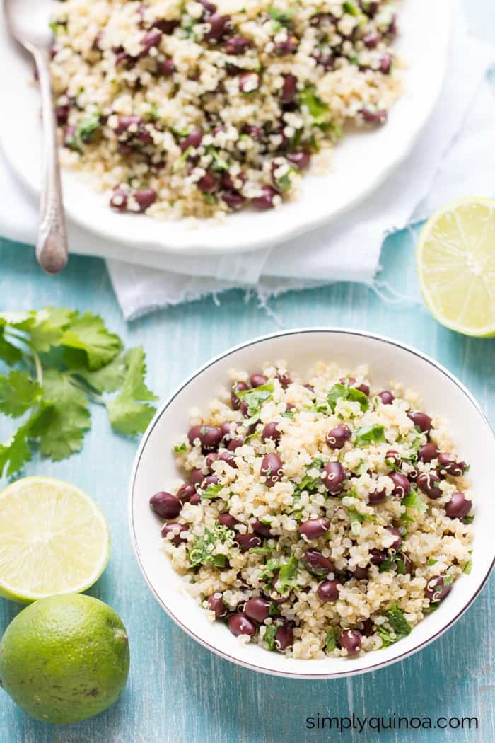 CilantroLime Black Bean Quinoa Salad Simply Quinoa