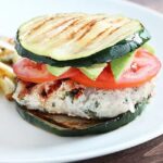 Herbed Turkey Burgers with Zucchini Buns