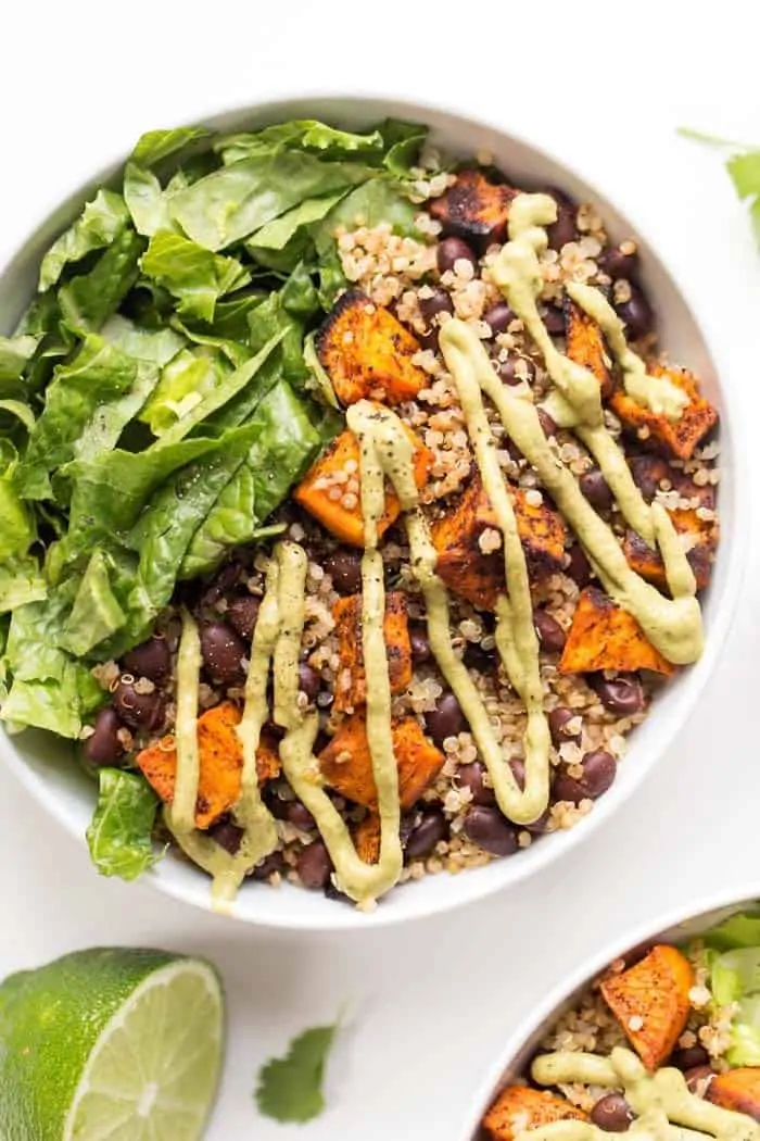 Black Bean Wraps with Greens & Cilantro Vinaigrette