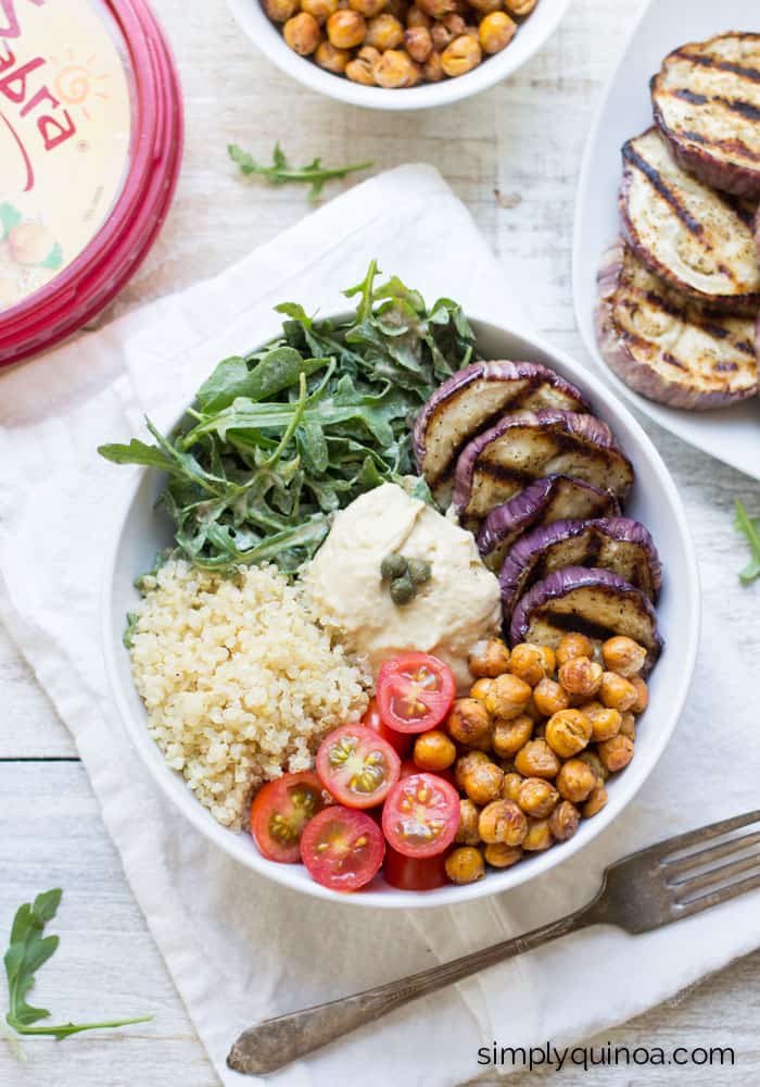 Mediterranean Quinoa Hummus Bowls Simply Quinoa